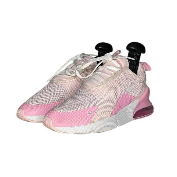Girls Nike Air Max 270 GS Sneakers Pink Foam/Summit White Size 3Y - Picture 2 of 6